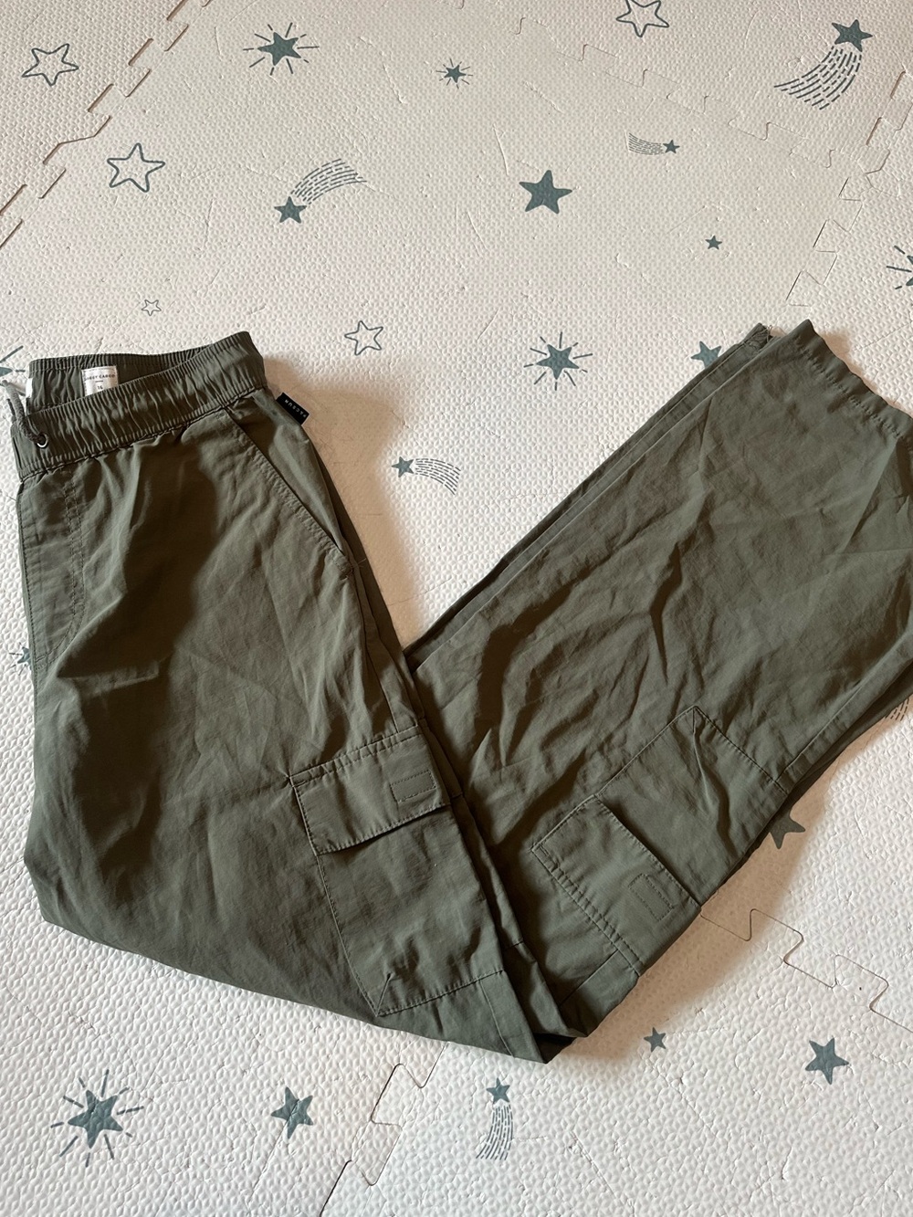 PacSun Olive Green Baggy Cargo Pants Youth Sz 16